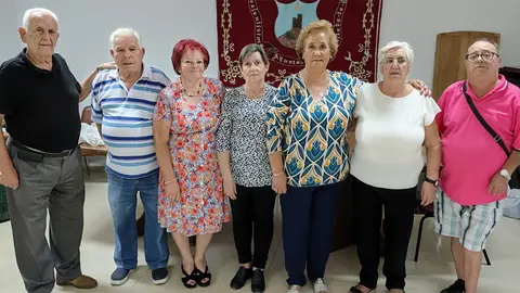 Miembros de la directiva de la &lsquo;Asociaci&oacute;n de Jubilados Salvador del Mundo&rsquo; de Calzada de Calatrava