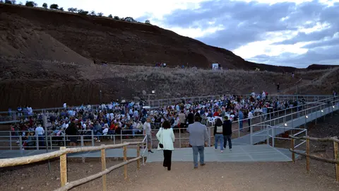 calatrava volcan cerro gordo durante un concierto