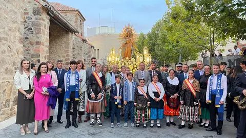 fiestas Virgen del Rosario, autoridades, danzantes y zagalas