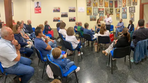 Imagen de Muniz en el PSOE de Puertollano