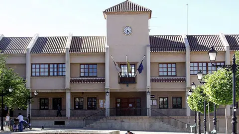 Plaza de la Constituci&oacute;n de Santa Cruz de Mudela.