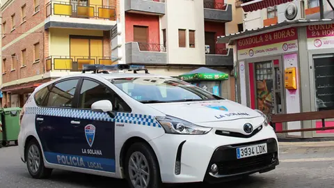 Coche de la Polic&iacute;a Local de La Solana.