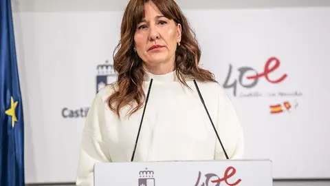 La consejera de Igualdad y portavoz del Gobierno de C-LM, Blanca Fern&aacute;ndez.
