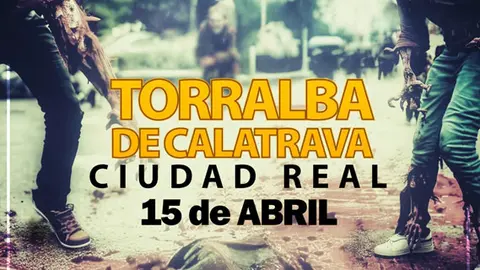 Cartel del Survival Zombie de Torralba.