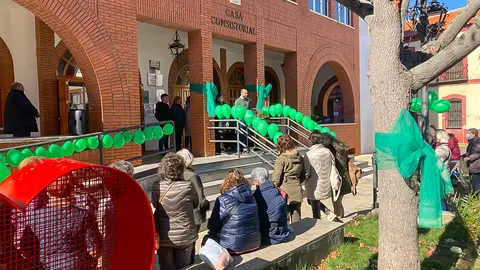 Panor&aacute;mica de la Plaza del Ayuntamiento durante el acto