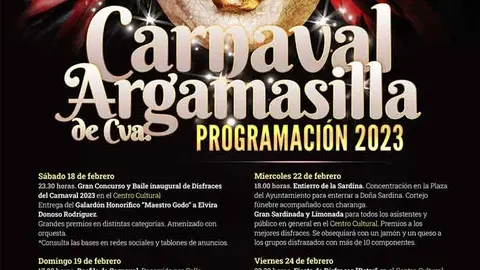 Cartel del carnaval de Argamasilla.