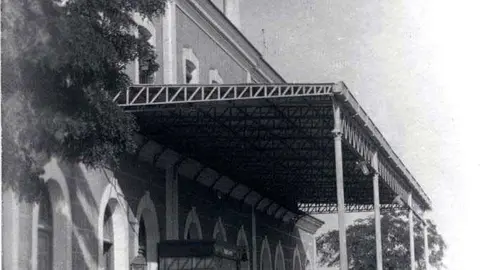 Antigua estaci&oacute;n de Almagro. Fuente: facebook.com/AlmagroAntiguo