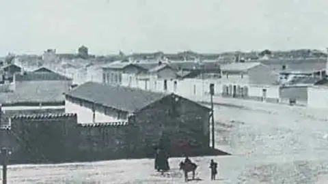 Imagen antigua de Tomelloso. Fuente: lavozdetomelloso.com