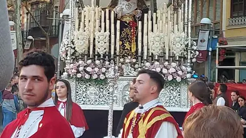 Una imagen de la procesi&oacute;n del Domingo de Ramos.