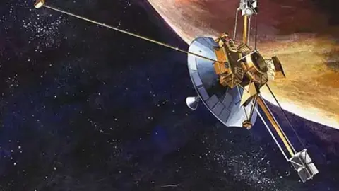Sonda espacial estadounidense "Pioneer 10". Fuente: europapress.es