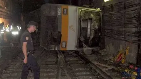 Accidente en el Metro de Valencia. Fuente: elpais.com