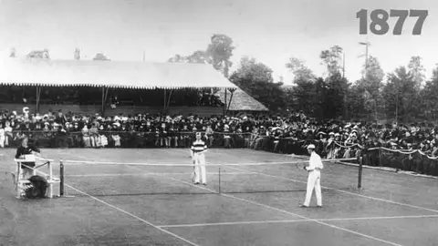 Primera edici&oacute;n del Torneo de Tenis de Wimbledon. Fuente: elgrafico.com.ar