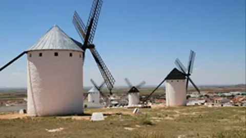 Los molinos de Campo de Criptana.