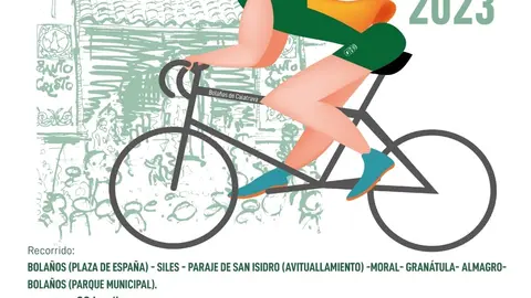 Cartel de la XXXI Marcha Cicloturista 'Cristo de la Albahaca' de Bola&ntilde;os de Calatrava