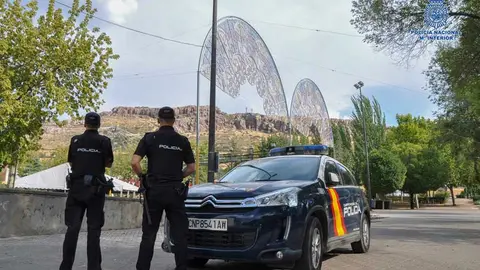 Agentes de Policia Nacional de Puertollano.