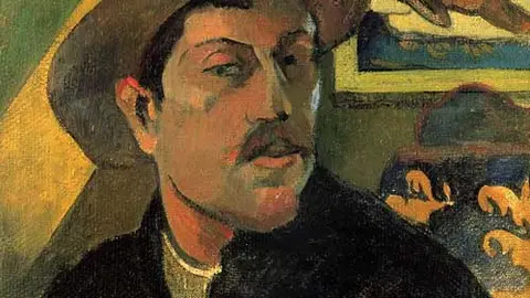 Autorretrato de Gauguin (1893). Fuente: es.wikipedia.org