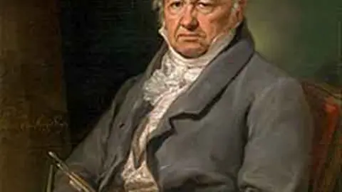 Retrato de Goya por Vicente L&oacute;pez (1826). Fuente: es.wikipedia.org