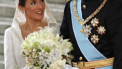 Boda de Felipe de Borb&oacute;n y Grecia y Do&ntilde;a Letizia Ortiz. Fuente: vanitatis.elconfidencial.com