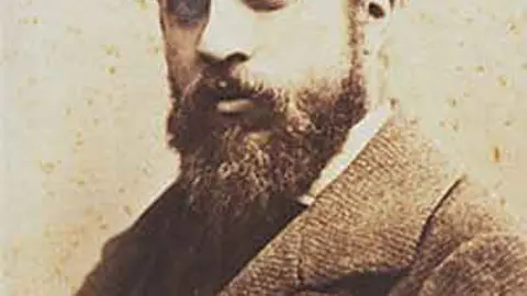 Antonio Gaud&iacute; fotografiado por Pablo Audouard (1878). Fuente: es.wikipedia.org