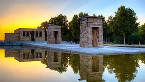 Templo de Debod (Madrid). Fuente:&nbsp; es.wikipedia.org