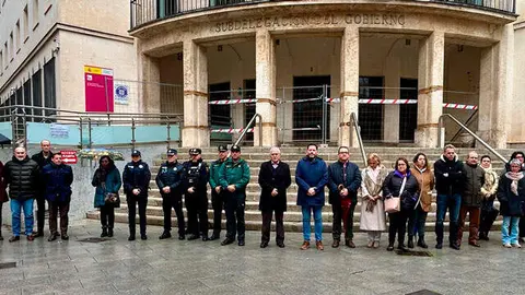minuto-silencio-subdelegaci&oacute;n