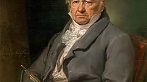 Retrato de Goya por Vicente L&oacute;pez (1826). Fuente: es.wikipedia.org