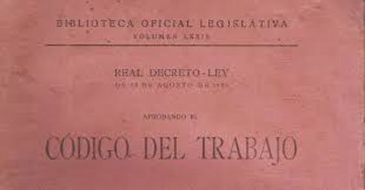 Fuente: Código de Trabajo de España de 1926.

                                                               Fuente: biblioteca-fag.blogspot.com