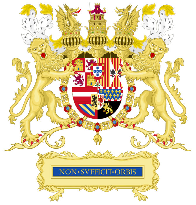 Escudo de los reyes de la Casa de Austria, también como soberanos de Portugal.

                                                                                                                                             Fuente: Wikipedia