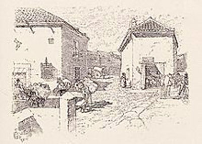 “Escena en Villahermosa” por Vierge (1901). Fuente: Wikipedia