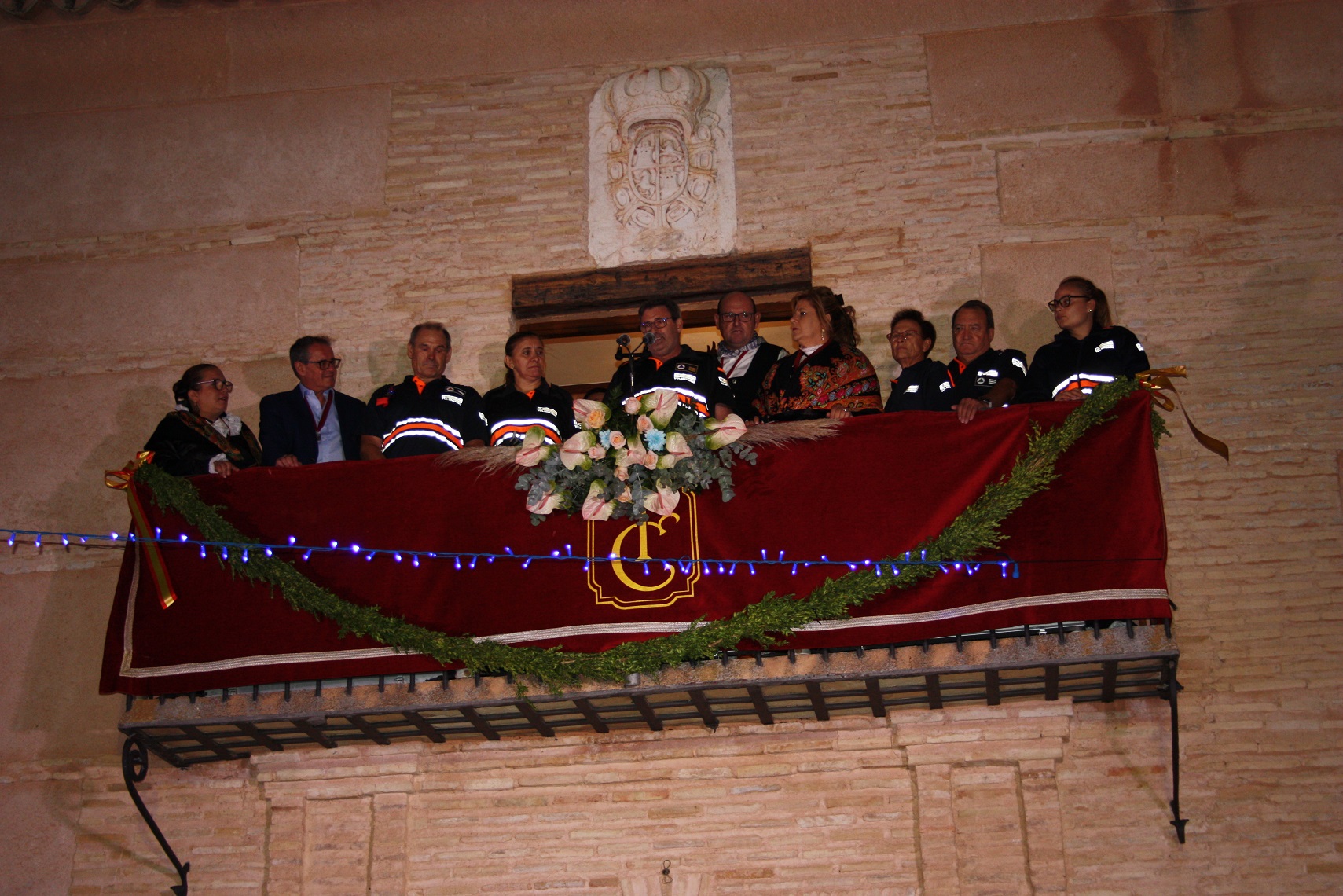 inauguración fiestas, Protección Civil ciudadano ejemplar