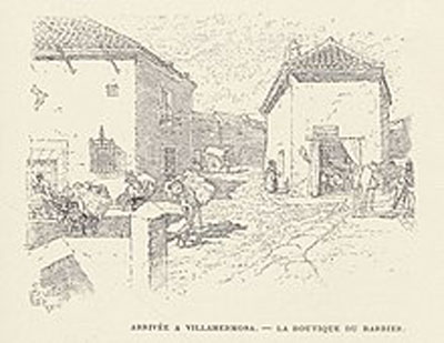 Escena en Villahermosa por Vierge en 1901. Fuente: Wikipedia