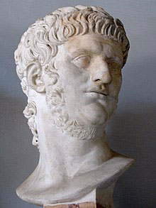 Busto de Nerón. Fuente: Wikipedia