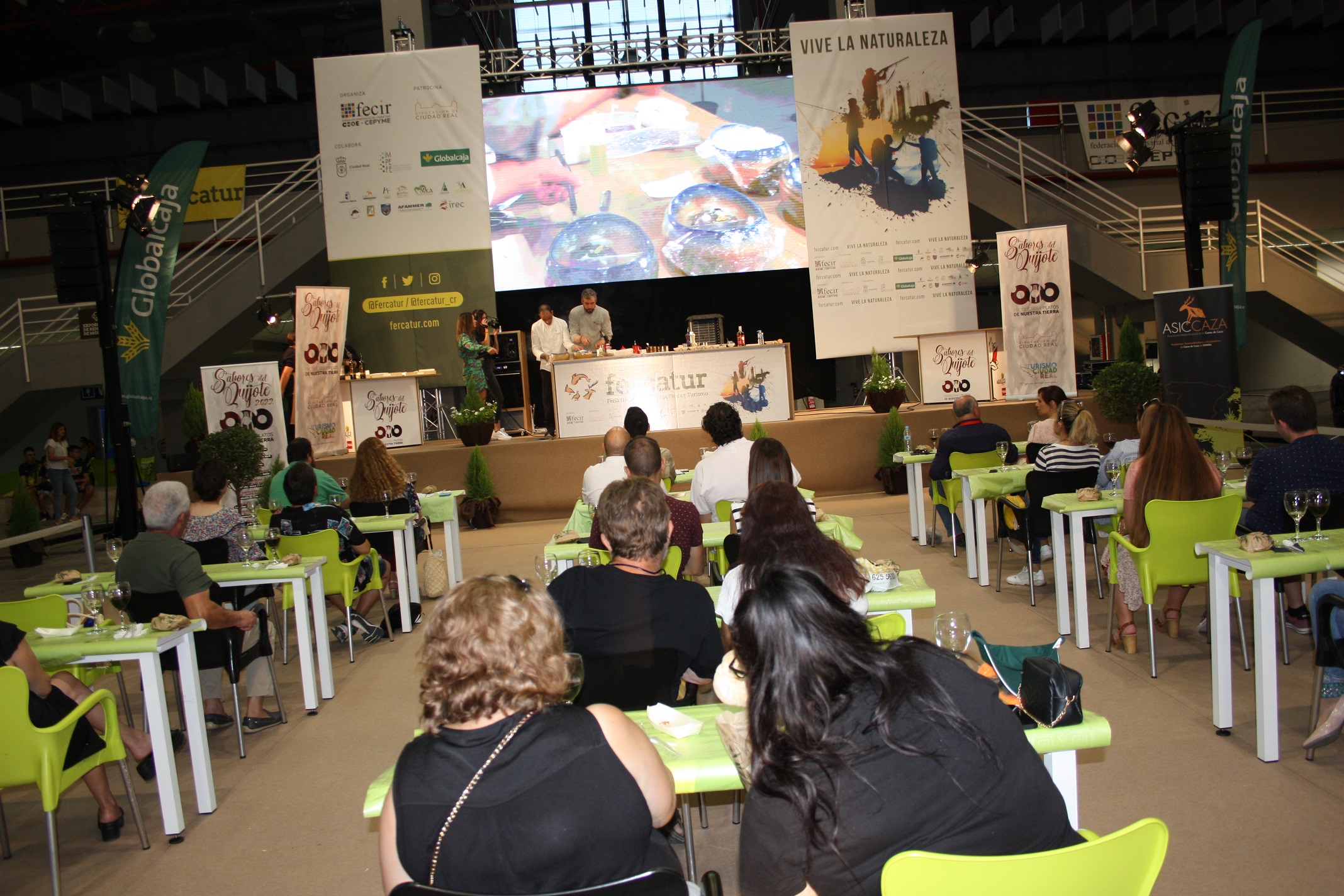 fercatur sábado, Diego Morales showcooking