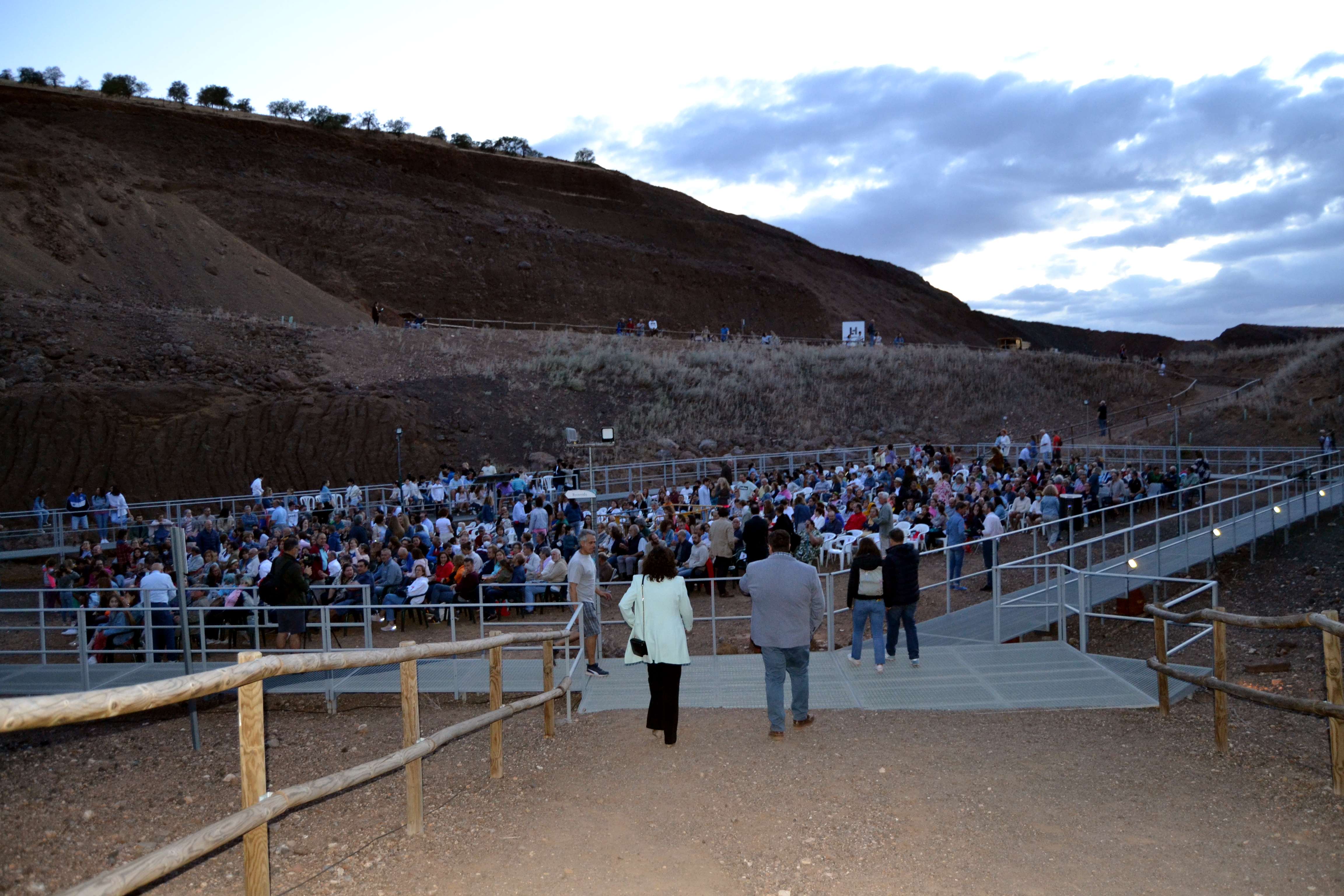 calatrava volcan cerro gordo durante un concierto