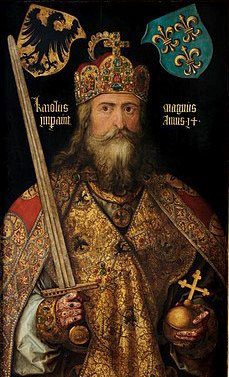 El Emperador Carlomagno por Alberto Durero. Fuente: es.wikipedia.org