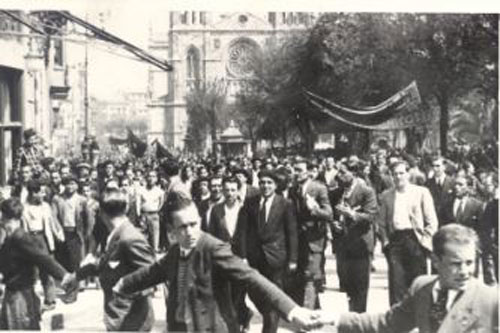 Primeras manifestaciones del 1º de mayo.
Fuente: federacion.republicanos.info