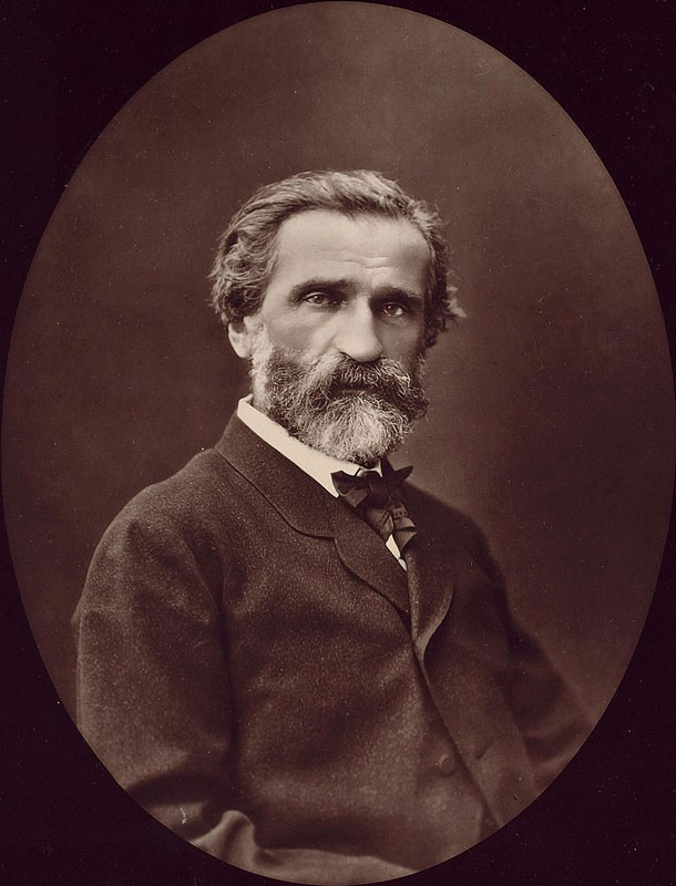 Giuseppe Verdi por Ferdinand Mulnier. Fuente: es.wikipedia.org