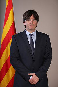 Carles Puidemont en 2016. Fuente: an.wikipedia.org