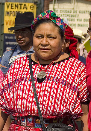 Rigoberta Menchú en 2009. Fuente: es.wikipedia.org