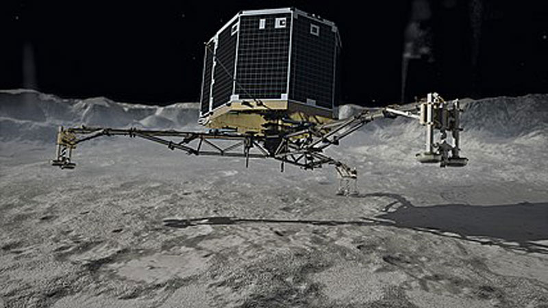 Sonda Philae. Fuente: es.wikipedia.org