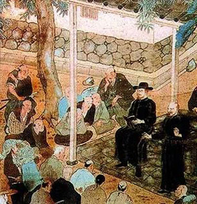 Jesuitas en Japón. Fuente: japonistaschile.com