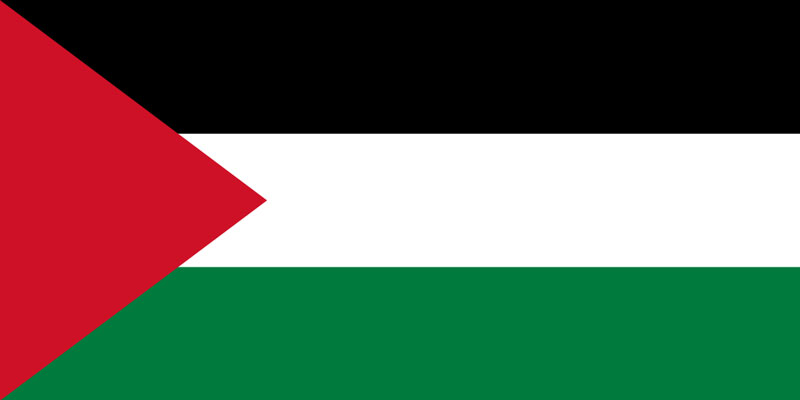Bandera de Palestina. Fuente: es.wikipedia.org