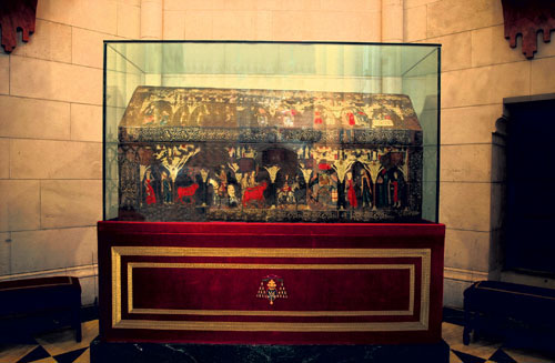 Primera arca mosaica del siglo XIII con los restos de San Isidro
Fuente: es.wikipedia.org