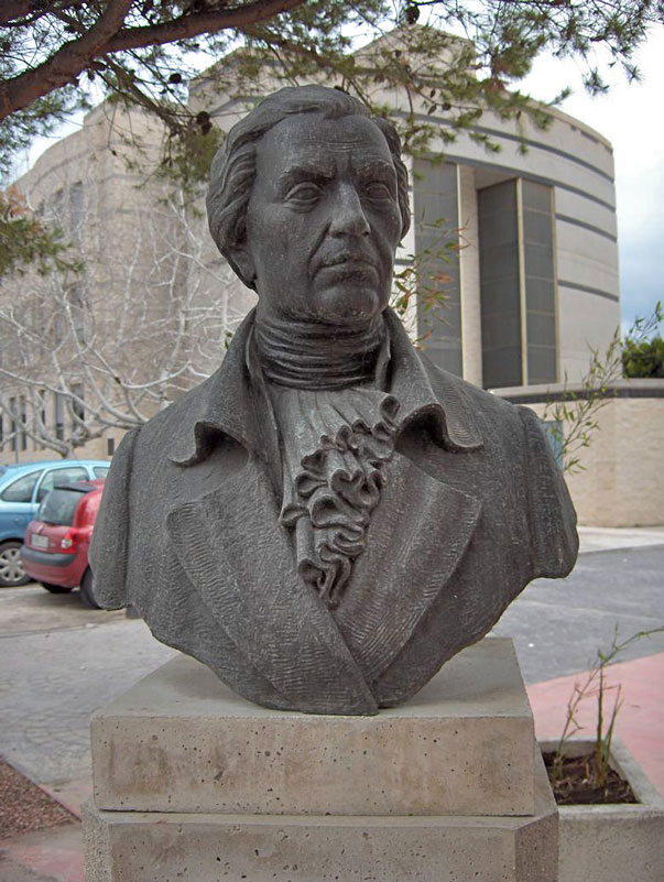 Busto de Francisco Javier Balmis. Fuente: es.wikipedia.org
