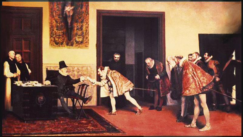Felipe II en el Escorial. Fuente: historia.nationalgeographic.com.es