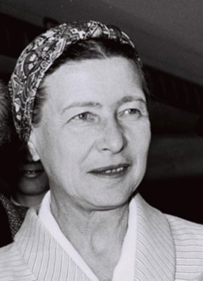 Simone de Beauvoir en 1967. Fuente: es.wikipedia.org