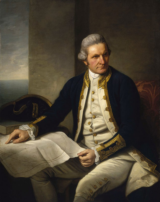 James Cook por Nathaniel Dance-Holland (1775). Fuente: es.wikipedia.org