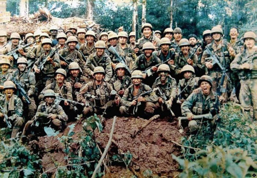 Tropas ecuatorianas en la zona de conflicto. Fuente: es.wikipedia.org