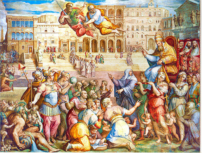 Retorno del Papa Gregorio XI a Roma. Fuente: es.wikipedia.org