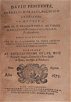 El “David Penitente” de Antonio de Lorea (1674). Fuente: unav.es